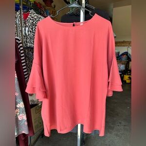 Flutter sleeve Top